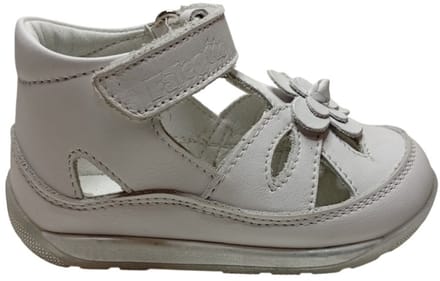 Falcotto - Katara - Mt 20 - velcro gesloten sandalen - bloem - wit