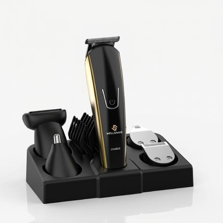 Wellshave 5 in 1 Baardtrimmer Mannen Pro - Trimmer Baard en Lichaam