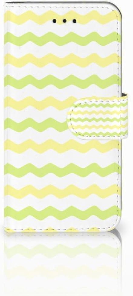 Apple iPhone X | Xs Telefoon Hoesje Waves Yellow
