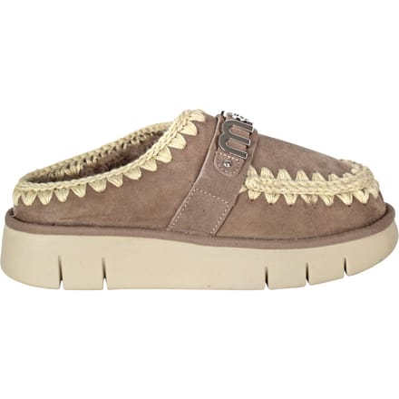 Mou Bounce Clog Instappers - Suède Instapper - Dames - Beige - Maat 40