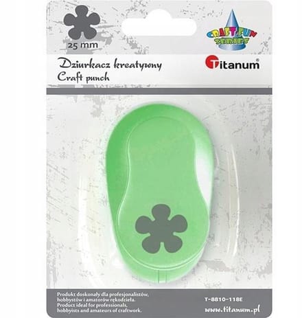 Titanum Bloemperforator 25mm - Decoratief Kantoorgereedafk
