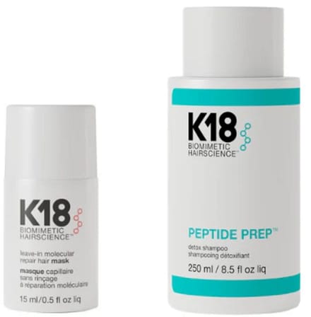 K18™ Herstellend masker 15ml + detox shampoo 250ml