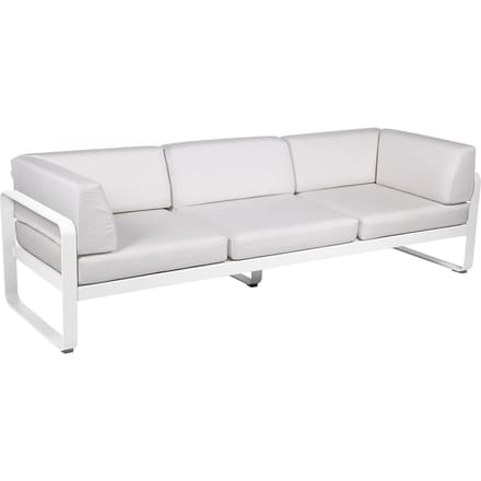 Fermob BELLEVIE club sofa 3 zits - 01 katoenwit - 81 witgrijs