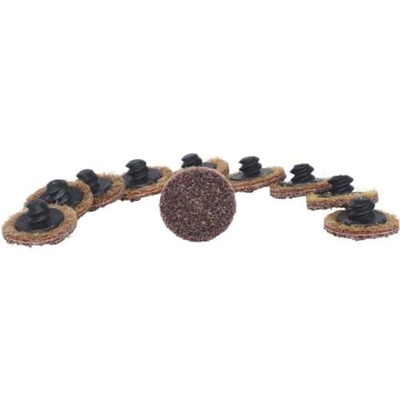 KS Tools 515.5072 Reserve schuurpads, Ø 26,7 mm, korrel 80, verpakking van 10 stuks