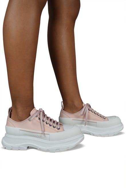 Alexander McQueen sneakers Tread glad roze