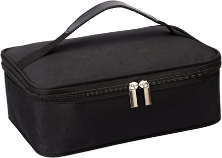Geïsoleerde handtas - Kleine lunchtas - Draagbare geïsoleerde koeltas - Lunchbox - Zwart