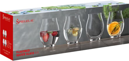Flavored Water Gläser Special Glasses 450 ml Set van 4