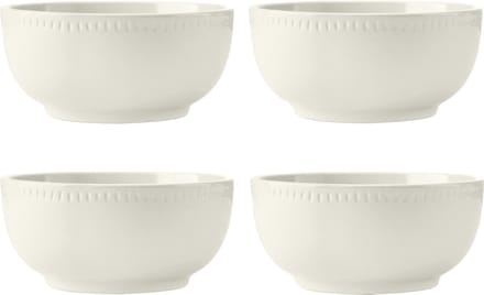 Mikasa - Ontbijtkommen - Cranborne - Keramiek - Crème - Set van 4 - 15cm