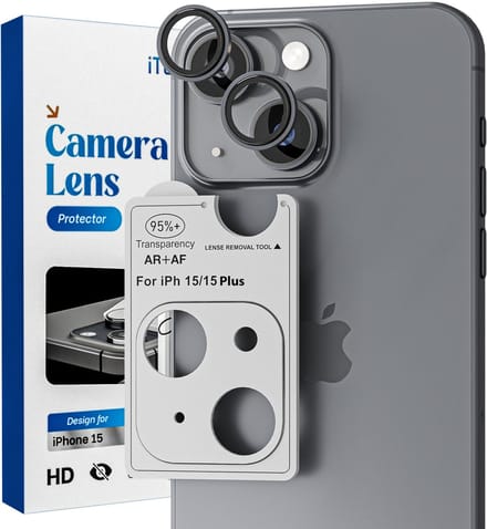 Transparant Camera ScreenProtector - Geschikt voor iPhone 15 - 9H Bescherming
