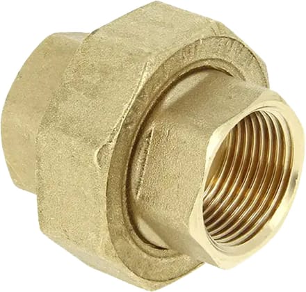 Bonfix 3-delige rechte koppeling - 2 - 2 x binnendraad