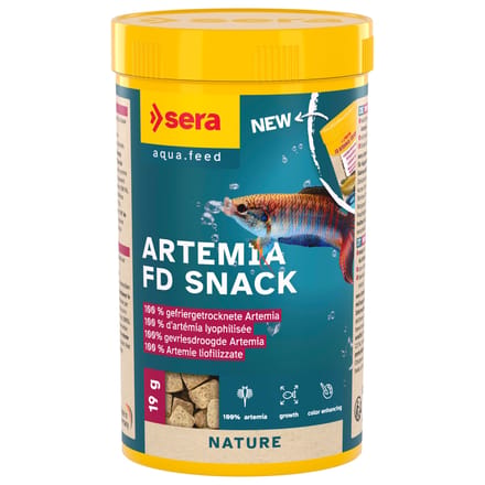 2x250ml Sera FD Artemia Garnalen Vissenvoer