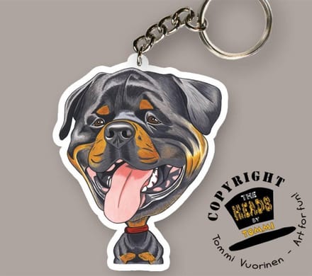 Sleutelhanger Hond Rottweiler