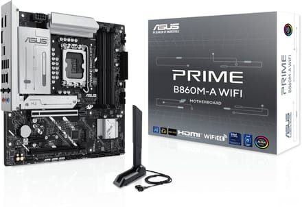 ASUS PRIME B860M-A WIFI Moederbord - Intel B860 - Intel LGA1851 - DDR5 RAM - Micro-ATX