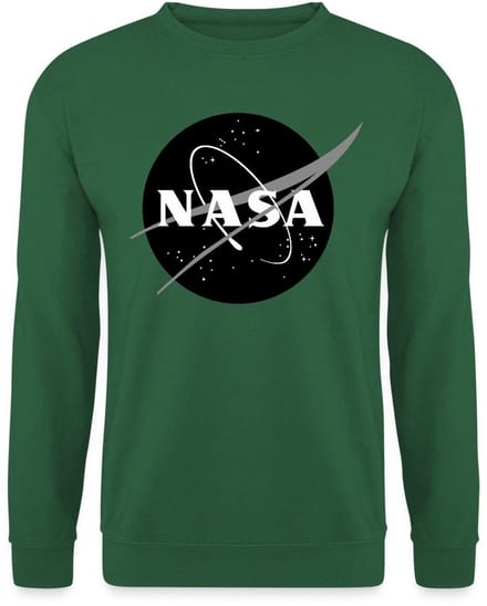NASA zwart-wit klassiek logo Sweater Heren