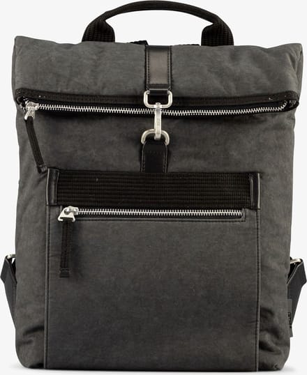 JOST vrijetijdsrugzak rugzak Kerava Backpack Courier Black donkergrijs