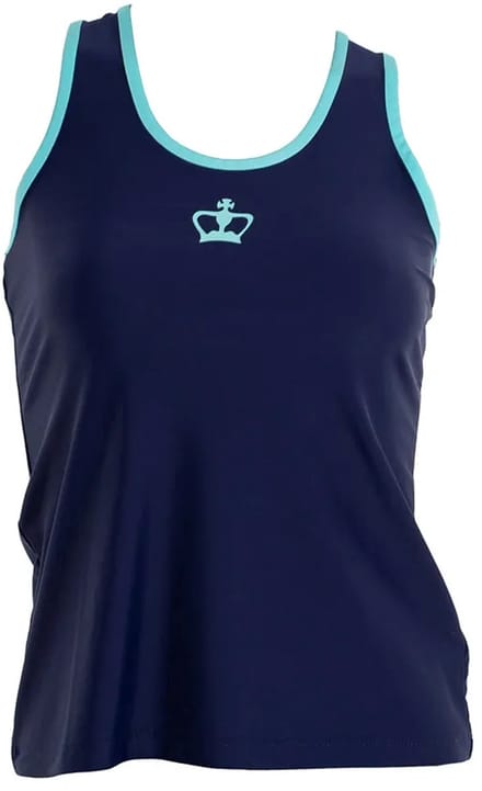Zwart Crown Juarez T-shirt Azul/Turquesa - XS