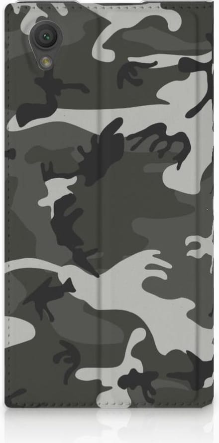 Sony Xperia L1 Hoesje met Magneet Army Light
