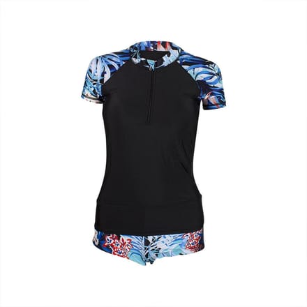 Dames lycra swimsuit L 2-delig-tropical