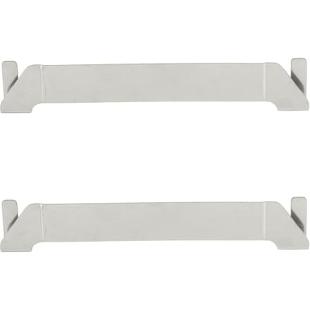2 stuks RVS Bakplaat Spatelhouder Bakplaat Gereedschapshouder Barbecue Gereedschap Houdrek Bakplaat white