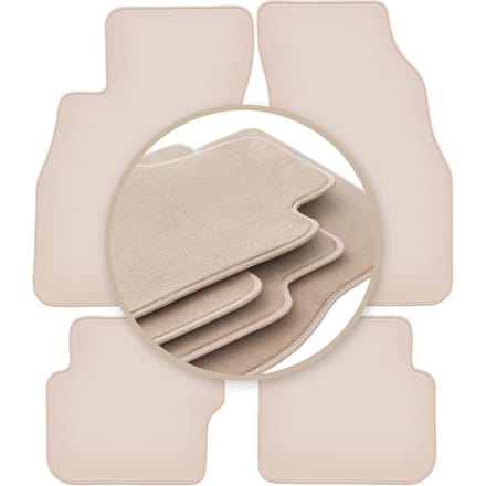 PREMIUM beige matten voor: Fiat Punto EVO hatchback 2998-2012