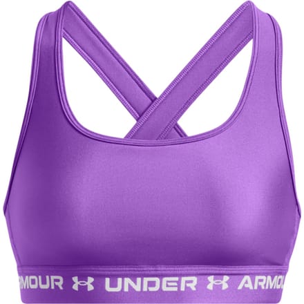 Under Armour Crossback Mid Sport-bh Dames Paars K573