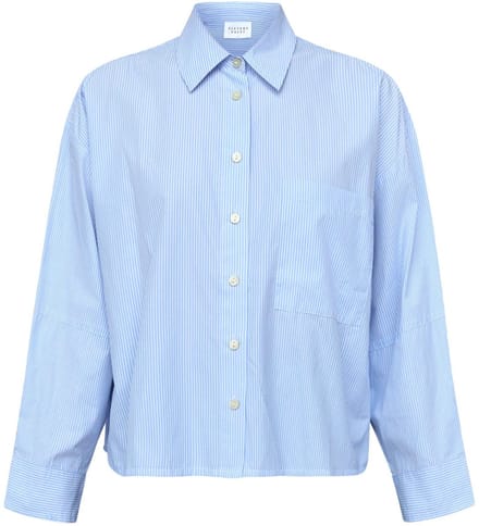 SisterS point Blouse Irine sh1 19660 blue/White stripe Maat - S