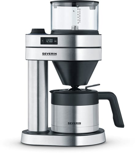 Severin KA 5763 Caprice Filterkoffiezetapparaat – Pour Over Smaak – Thermoskan RVS – Thermotronic 92–96°C – Timer – ECBC