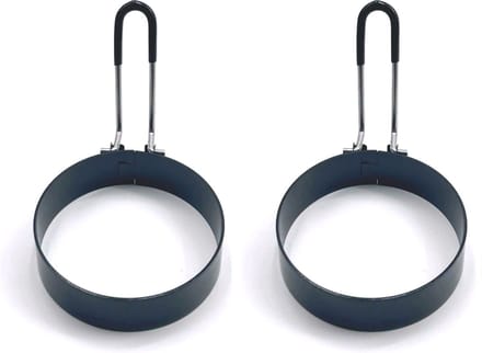 Scoby - Ei Vorm - Eier Bakvorm - RVS - Perfect Rond Eitje - Bakvorm - Rond - 2 Stuks