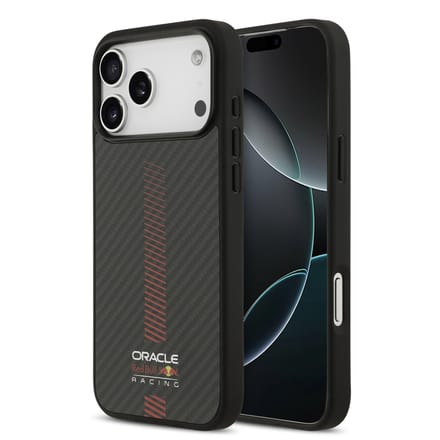 Red Bull Racing Powerbar Backcover MagSafe voor de Apple iPhone 17 Pro Max - Zwart