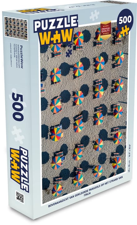 Puzzel Parasol - Strand - Zomer - Legpuzzel - Puzzel 500 stukjes