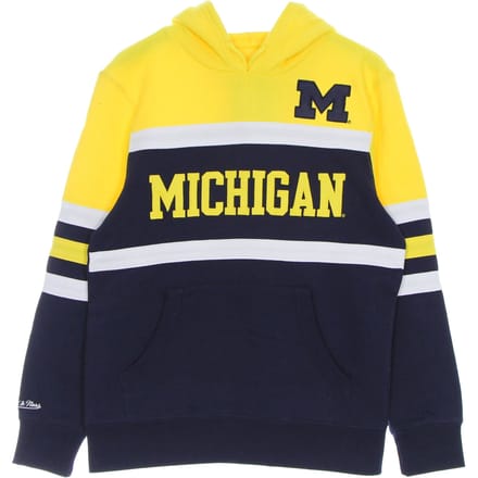 Herenhoodie Ncaa Head Coach Hoodie Msuspa Marine/geel