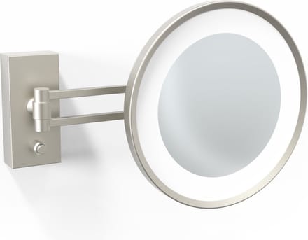Cosmetische spiegel - BS 36/V LED, nikkel gesatineerd.