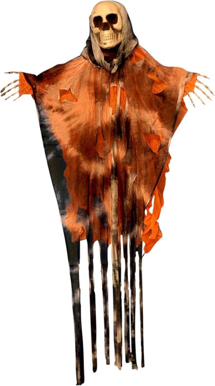 Fjesta© Halloween hangdecoratie geest oranje - 90cm