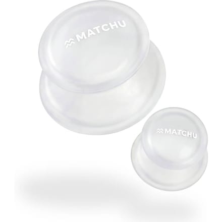 Matchu Sports Cupping set deluxe - 2 Premium Cups - Wit/Transparant