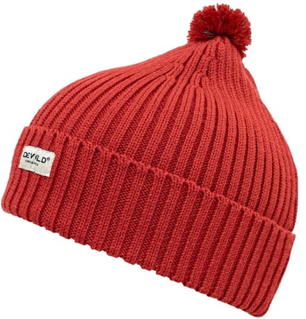 Devold Of Norway Skolma Merino Muts Rood 54 cm Kinderen