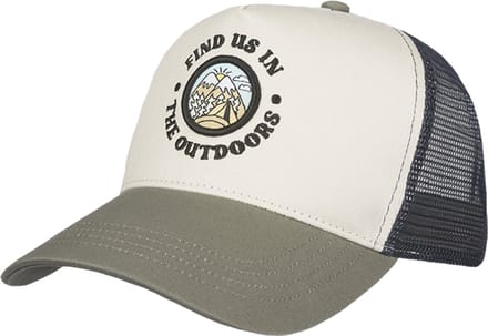 Don - Katoenen truckers cap - Olijf groen