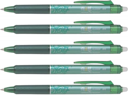 Uitwisbare Rollerball Pen Zwart - Fine 0.25mm Punt - Drukmechanisme