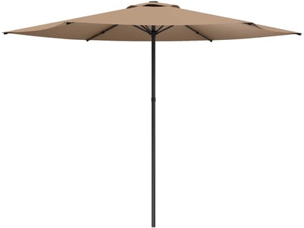 vidaXL - Tuinparasol - Rechthoekig - 3 - x - 3 - m - Polyester - Taupe