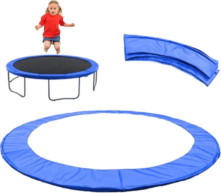 Trampoline Rand - Veiligheidspad - Veilig Spelen - Naadloos Ontwerp - 1.5 cm Dik - Blauw