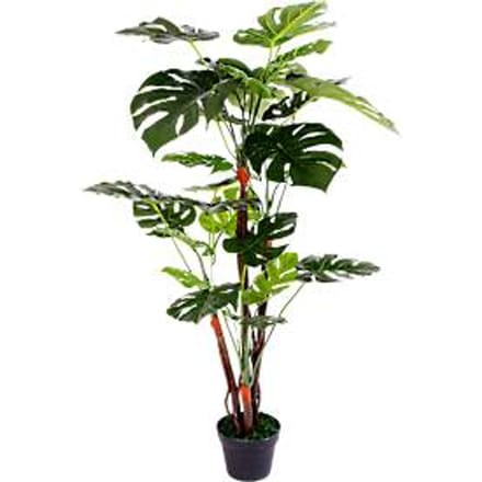 Kunstplant Monstera - PEVA - H 1300 mm