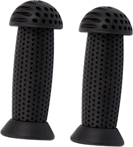 Kinderfiets Handvatten - Antislip Grips - Veilig Fietsen - Ergonomisch Ontwerp - 10x4CM - Zwart