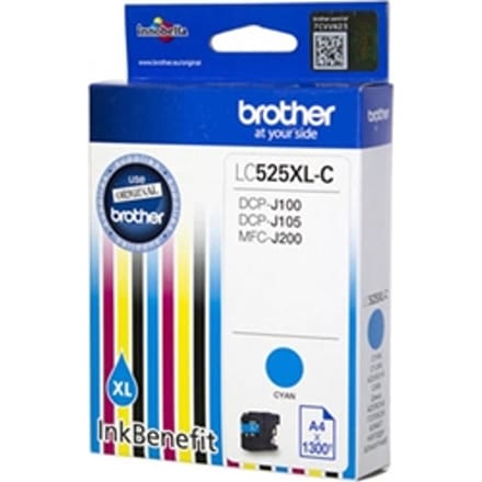 Brother LC525XLC / LC 525XLC High Capacity Cyan Ink