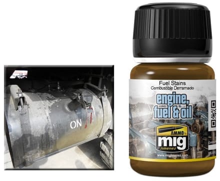 AMMO by Mig Jimenez Modelbouwdecoratie - MIG 1409 Fuel Stains Effecten potje