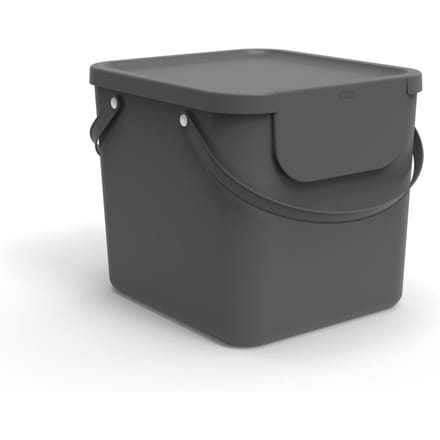rotho Albula - rubbish bin - 40 L - plastic - antracite