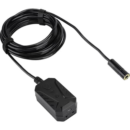 Endoscope pour téléphone portable 5MP WiFi Autofocus Ultra Clair avec objectif étanche pour IOS Android black