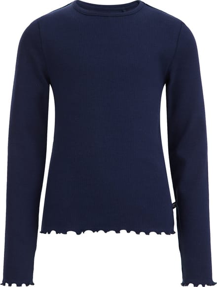 WE Fashion Meisjes T-shirt van ribstof