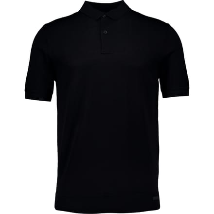 Genti Polo 2 Buttons Ss Polos Zwart K4122-1260