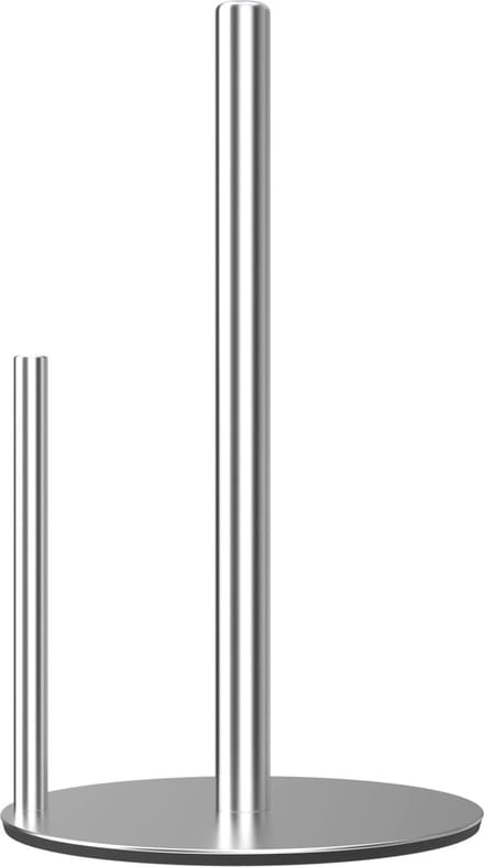 Clord - Keukenrolhouder - Zilver - RVS - Verzwaarde Basis