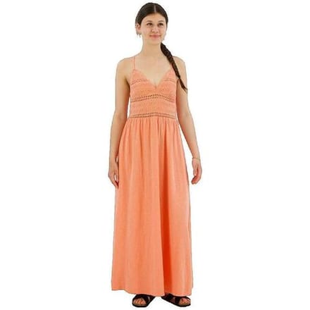 Superdry - Jersey maxi-jurk met kant - Dames - Jurken
