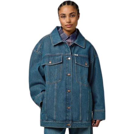 Wrangler Mega Trucker Loose Fit Spijkerjas Blauw M Vrouw